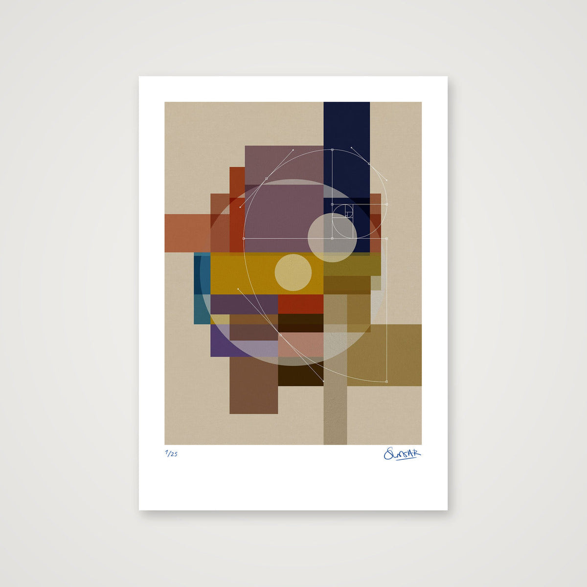 GeoDeco FOUR — 42×59cm, 17×23" Print only