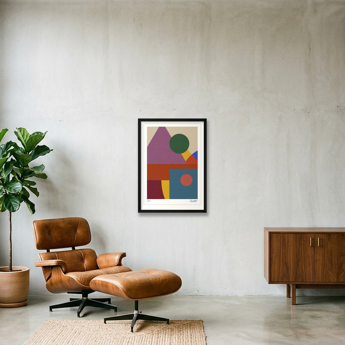 Bee's Knees 2TWO — 42×59cm, 17×23" Black Frame