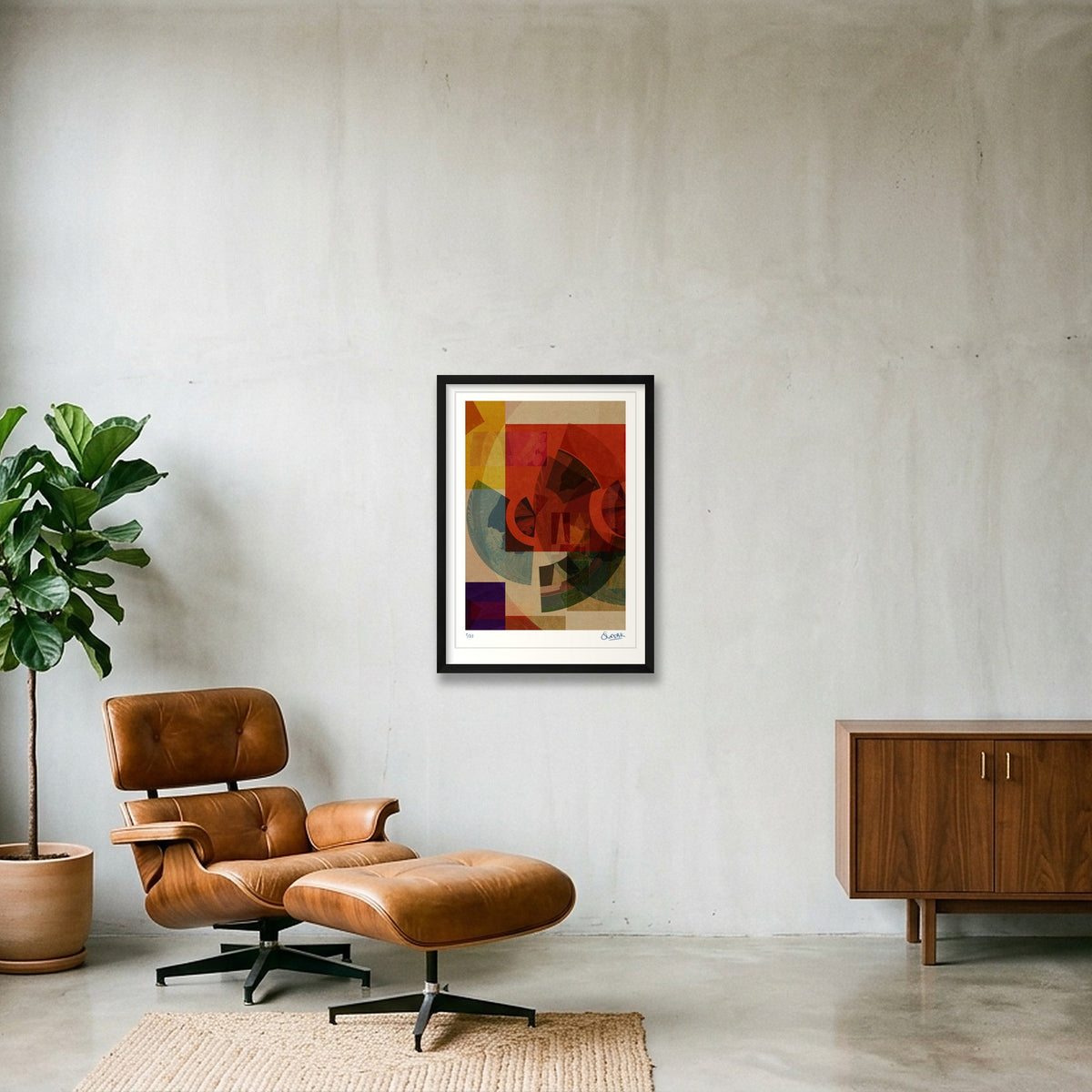 Metro Deco 2TWO — 42×59cm, 17×23" Black Frame