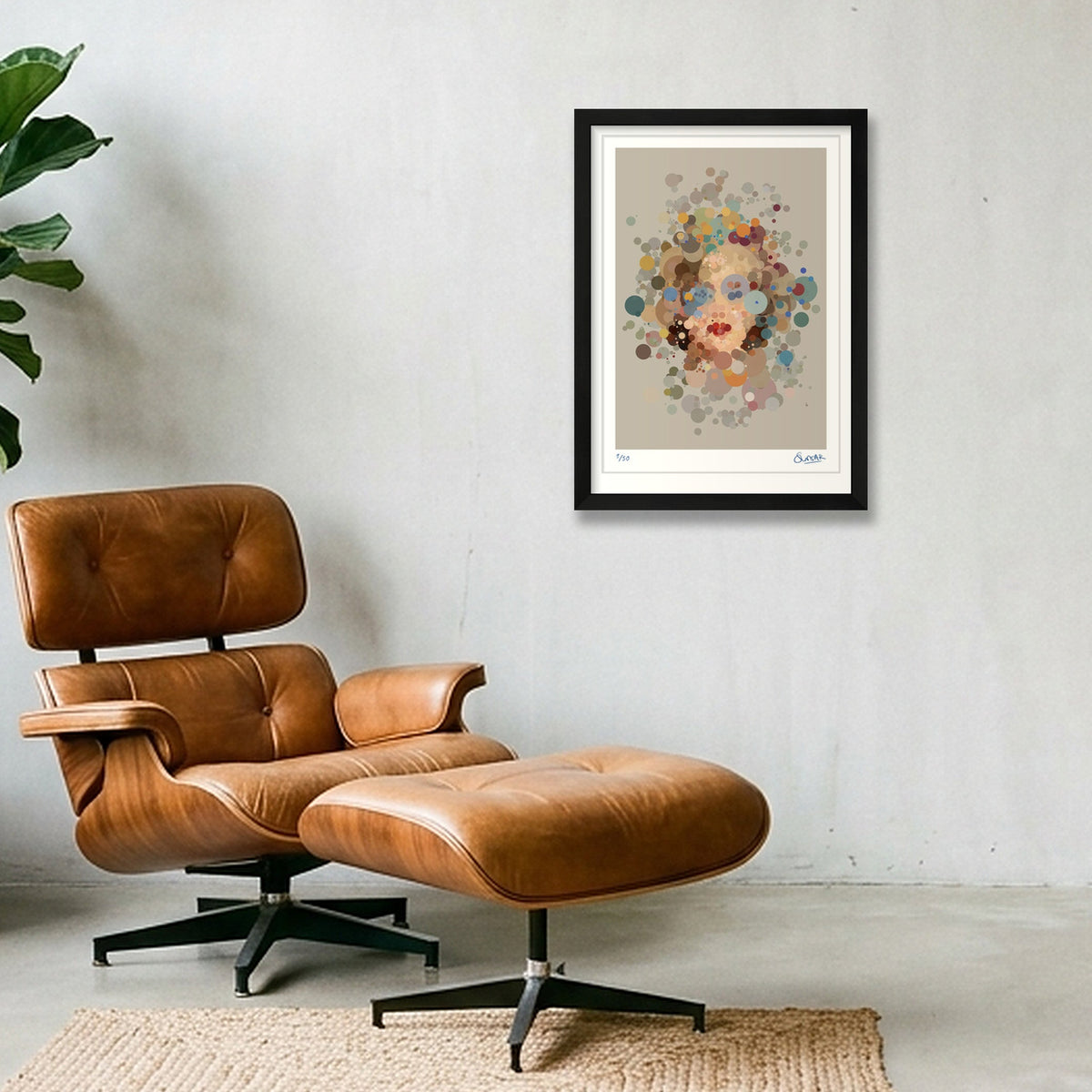 Icon — A3 (30×42cm, 12×17") Black Frame