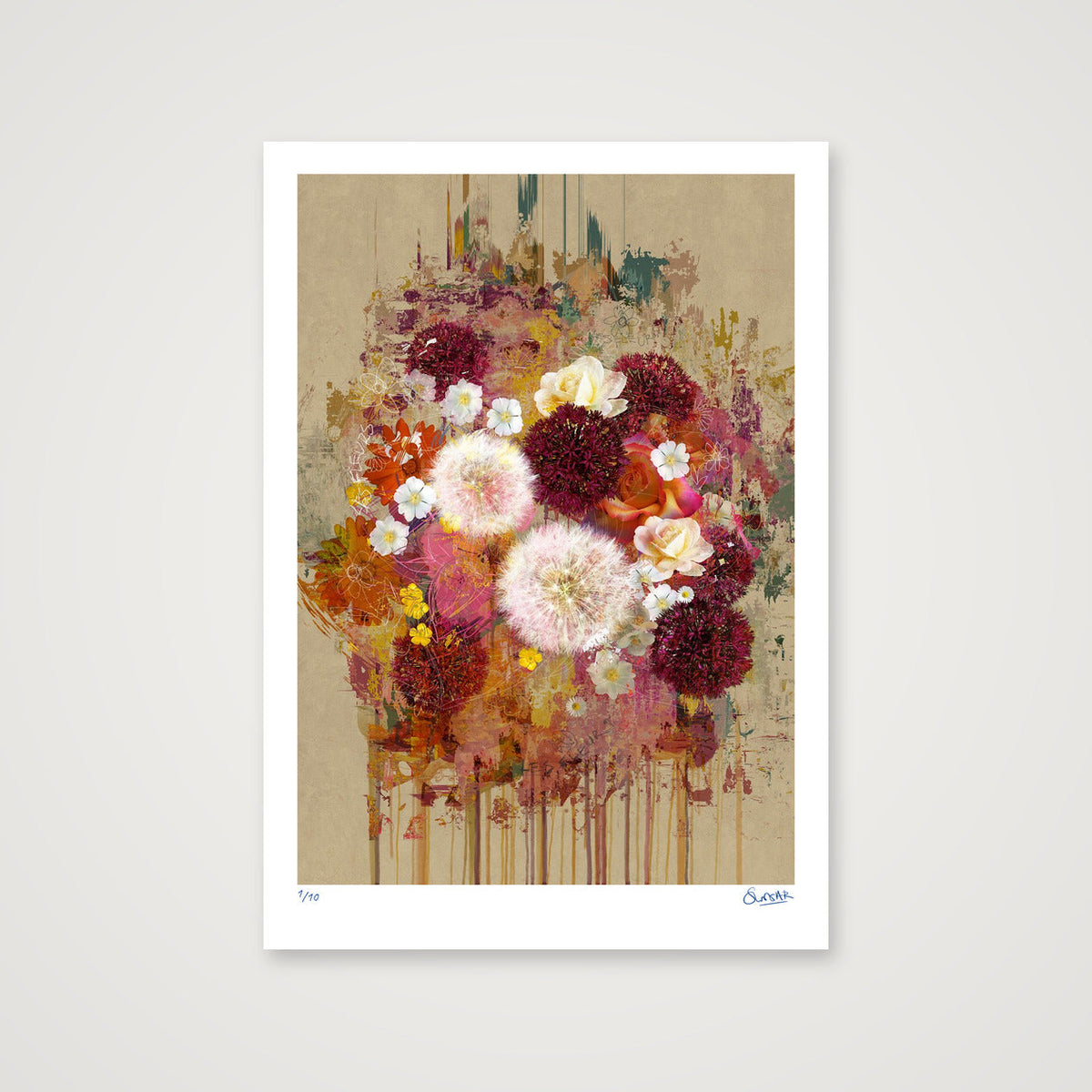 Abstract Arrangement — 70×100cm, 28×39" Print only