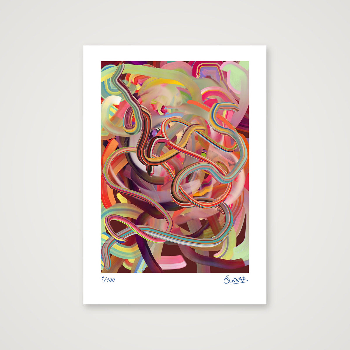 Paint Tubes 11010-0010 — A4 (21×30cm, 8×12") Print only