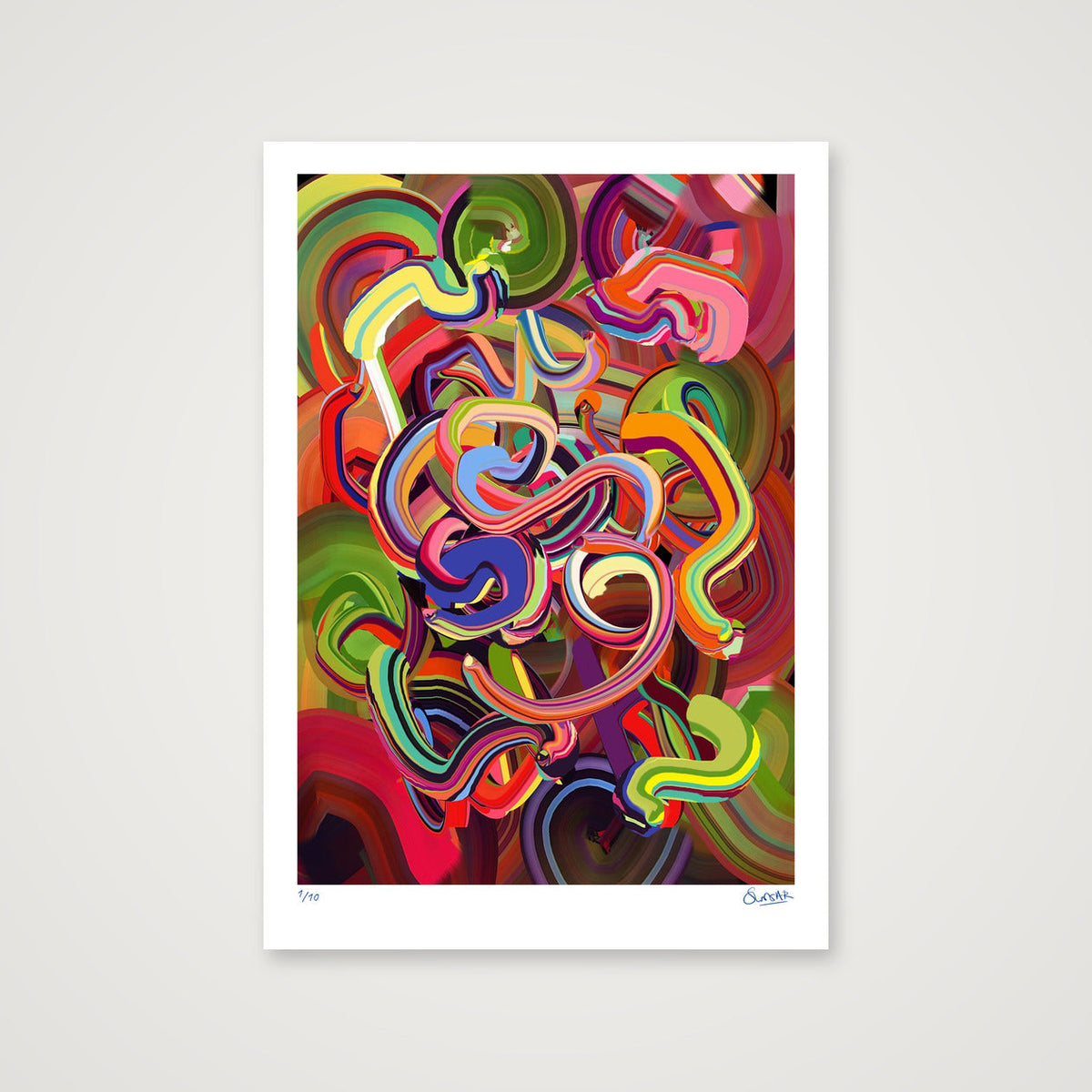 Paint Tubes 11010-1000 — 70×100cm, 28×39" Print only