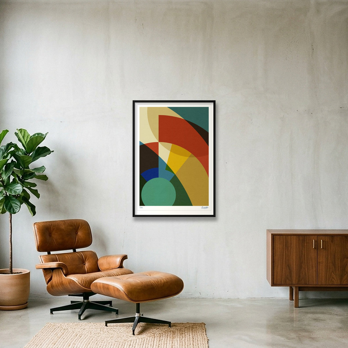 Cat's Whiskers 2TWO — 70×100cm, 28×39" Black Frame
