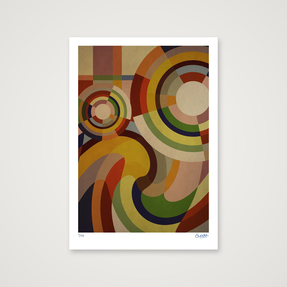 Sonia Circles 2TWO — 70×100cm, 28×39" Print only