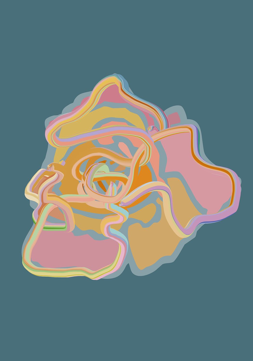Tubular Rose BLUE