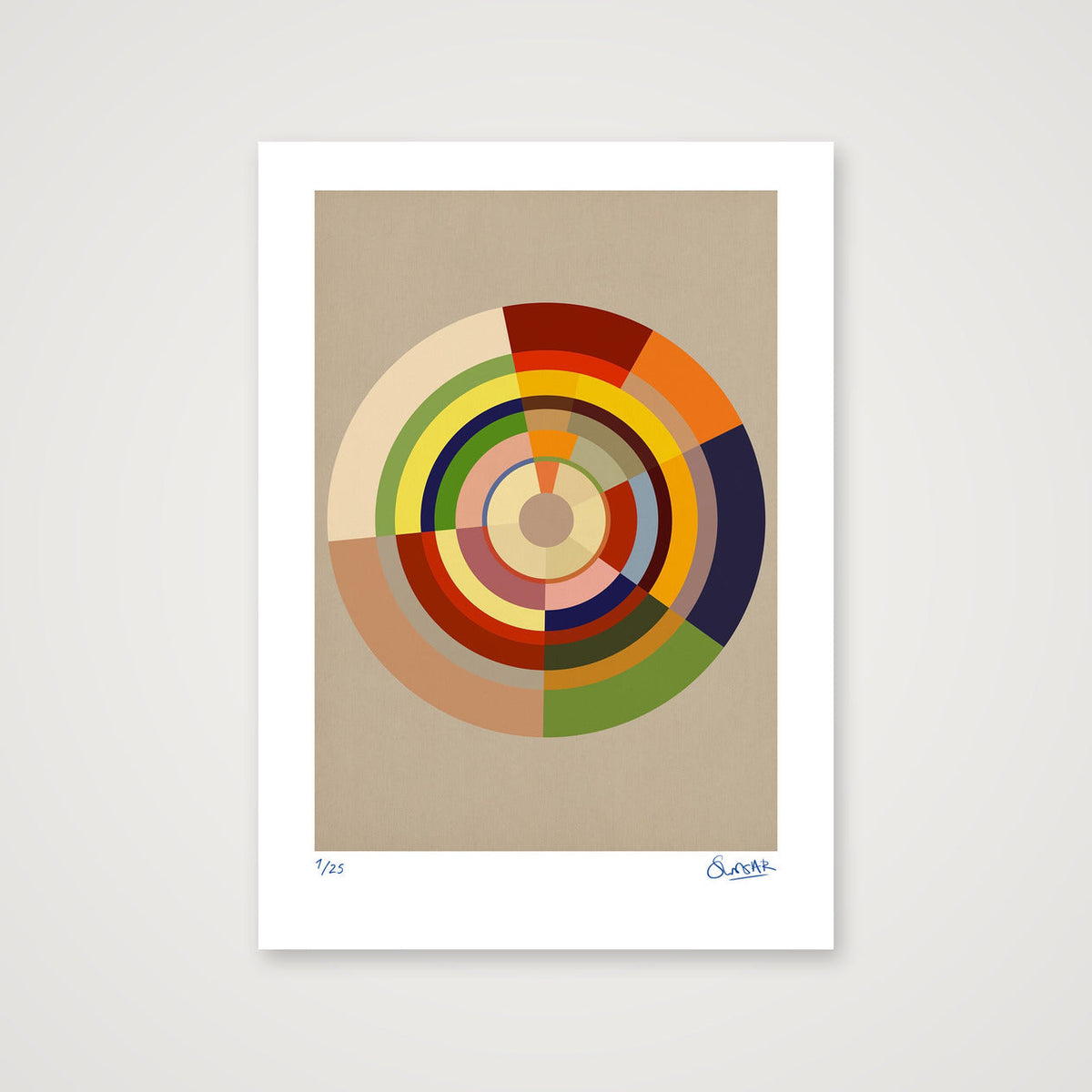 Colour Wheels 12TWELVE — 42×59cm, 17×23" Print only