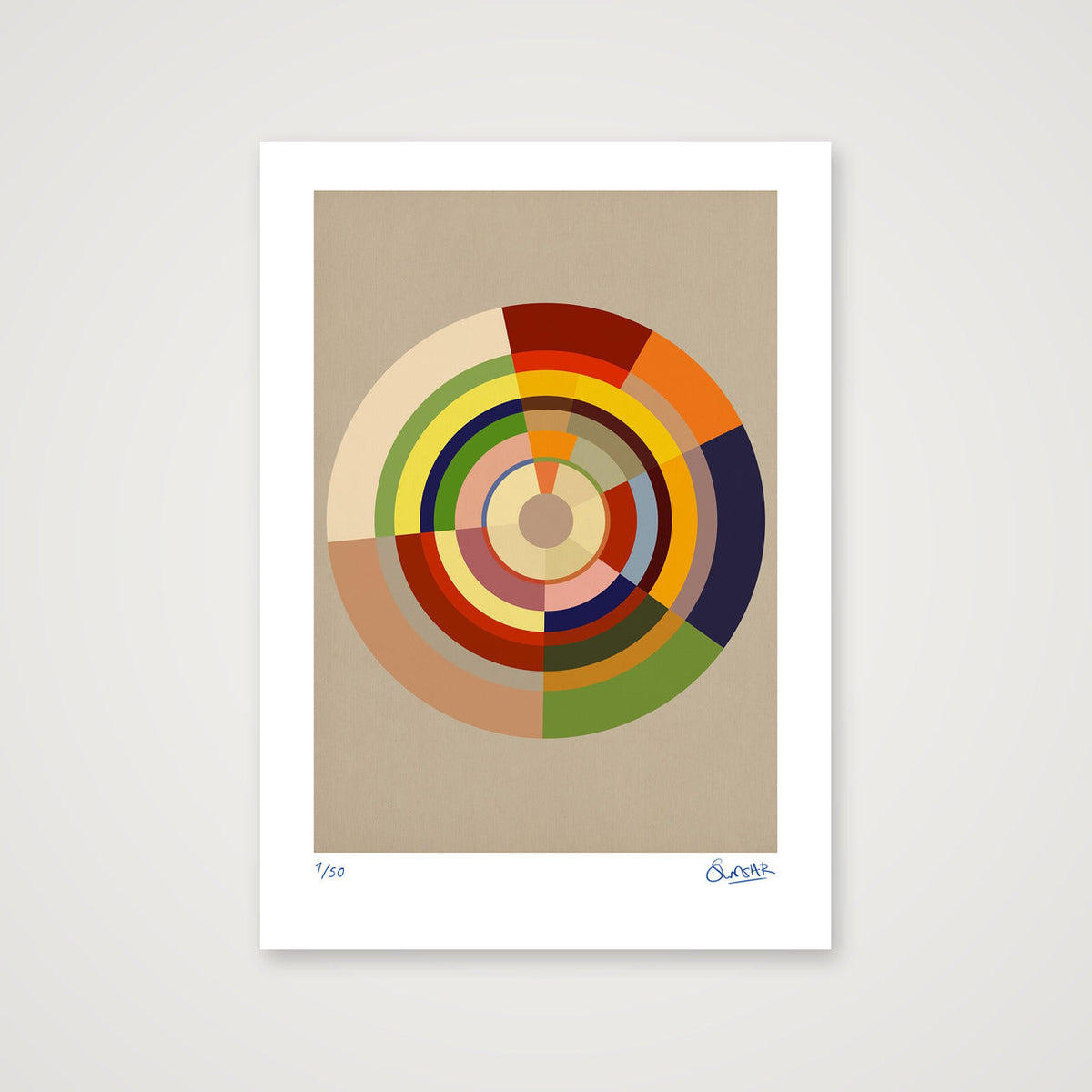 Colour Wheels 12TWELVE — A3 (30×42cm, 12×17") Print only