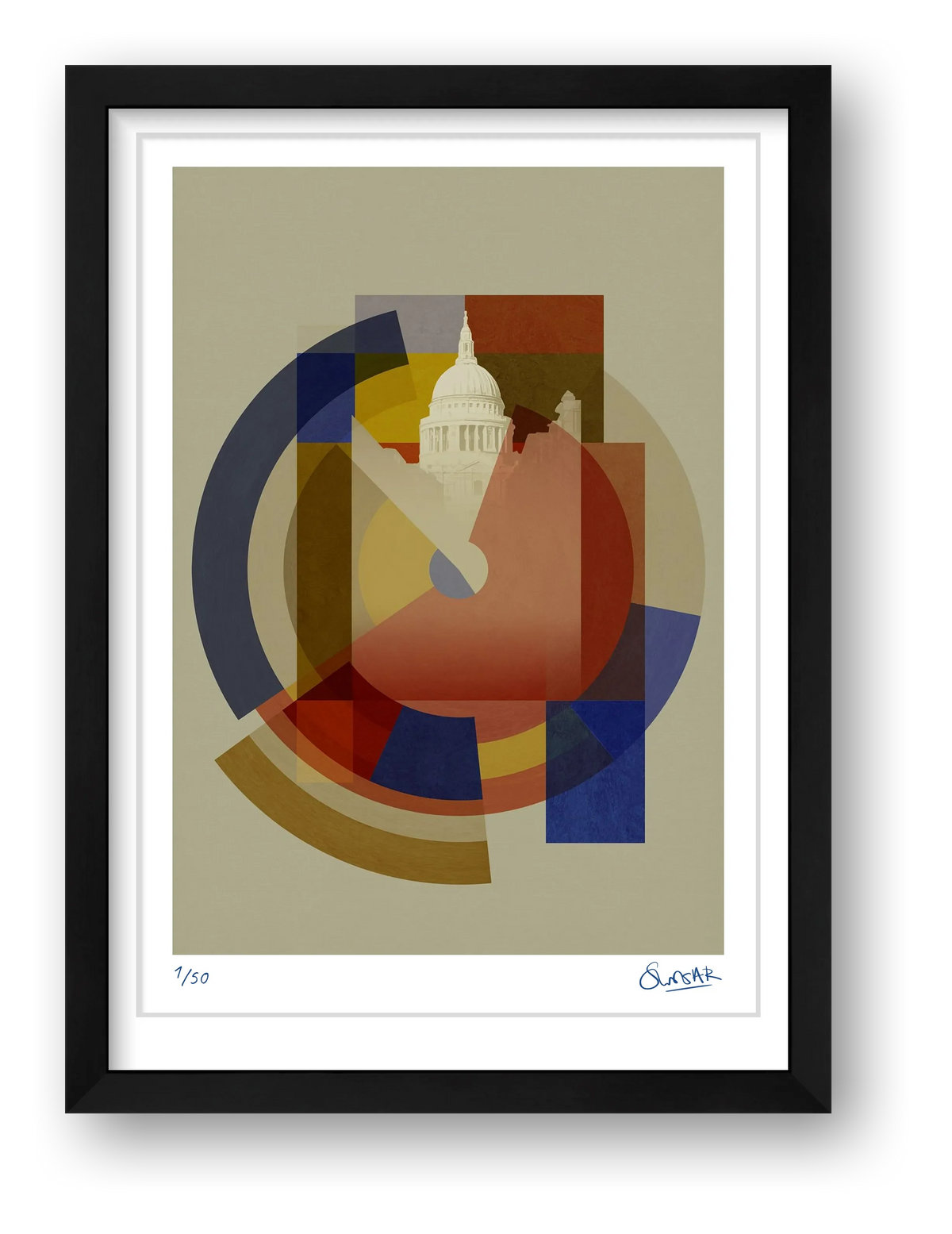 New Deco SAINT — framed