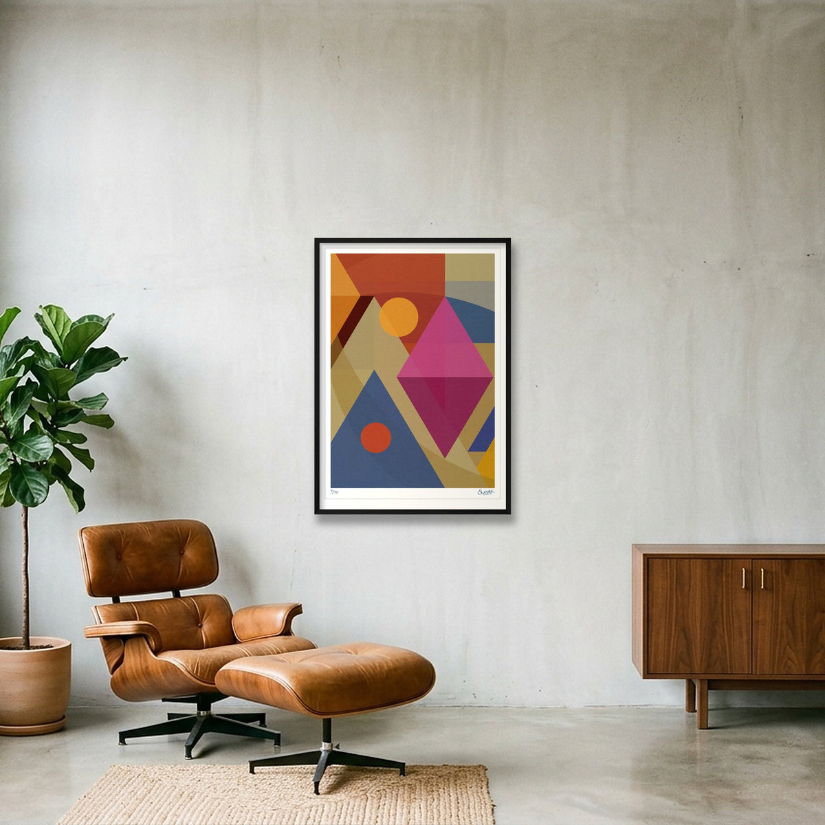 Mutts Nuts 5FIVE — 70×100cm, 28×39" Black Frame