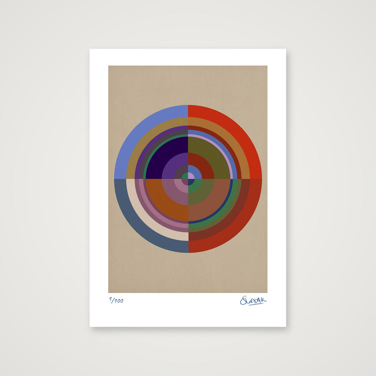 Colour Wheels 4FOUR — A4 (21×30cm, 8×12") Print only