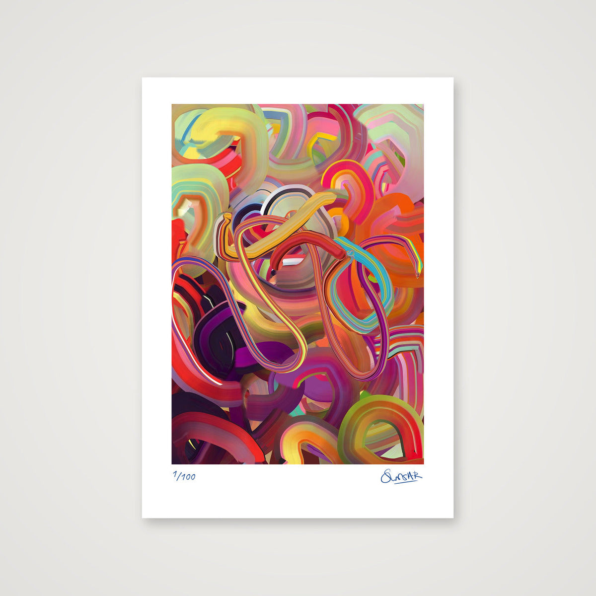 Paint Tubes 11010-0001 — A4 (21×30cm, 8×12") Print only