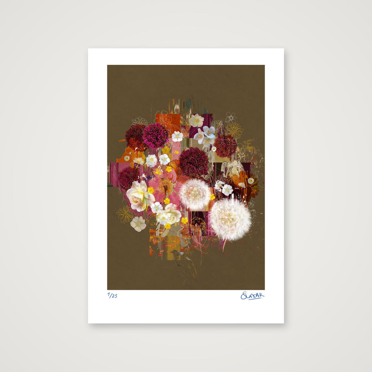 Floral Studies — 42×59cm, 17×23" Print only