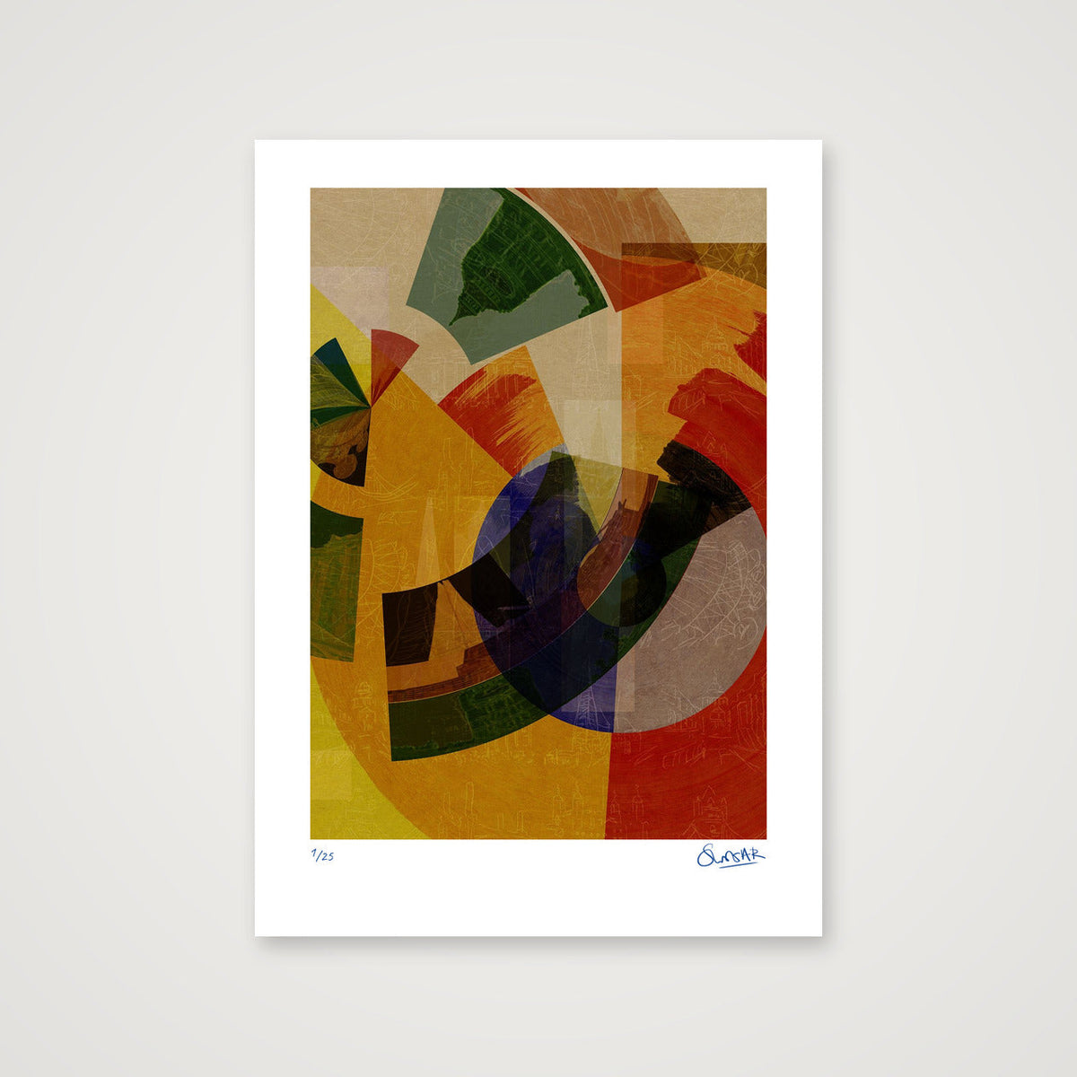 Metro Deco 9NINE — 42×59cm, 17×23" Print only