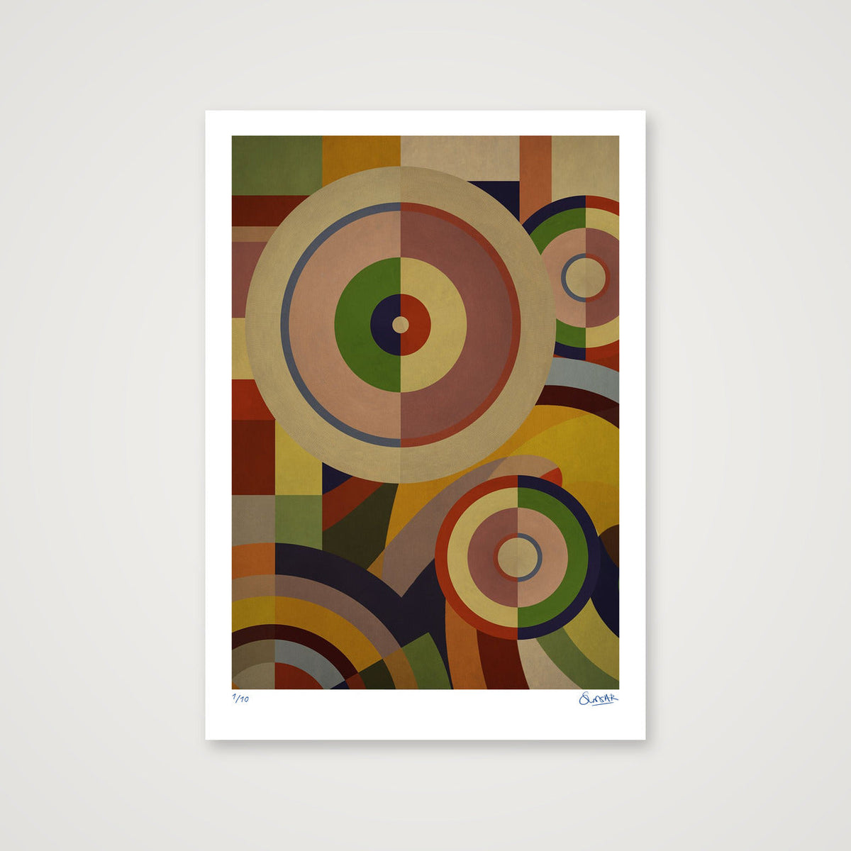 Sonia Circles 1ONE — 70×100cm, 28×39" Print only