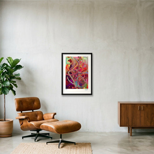Paint Tubes 11010-0011 — 42×59cm, 17×23" Black Frame