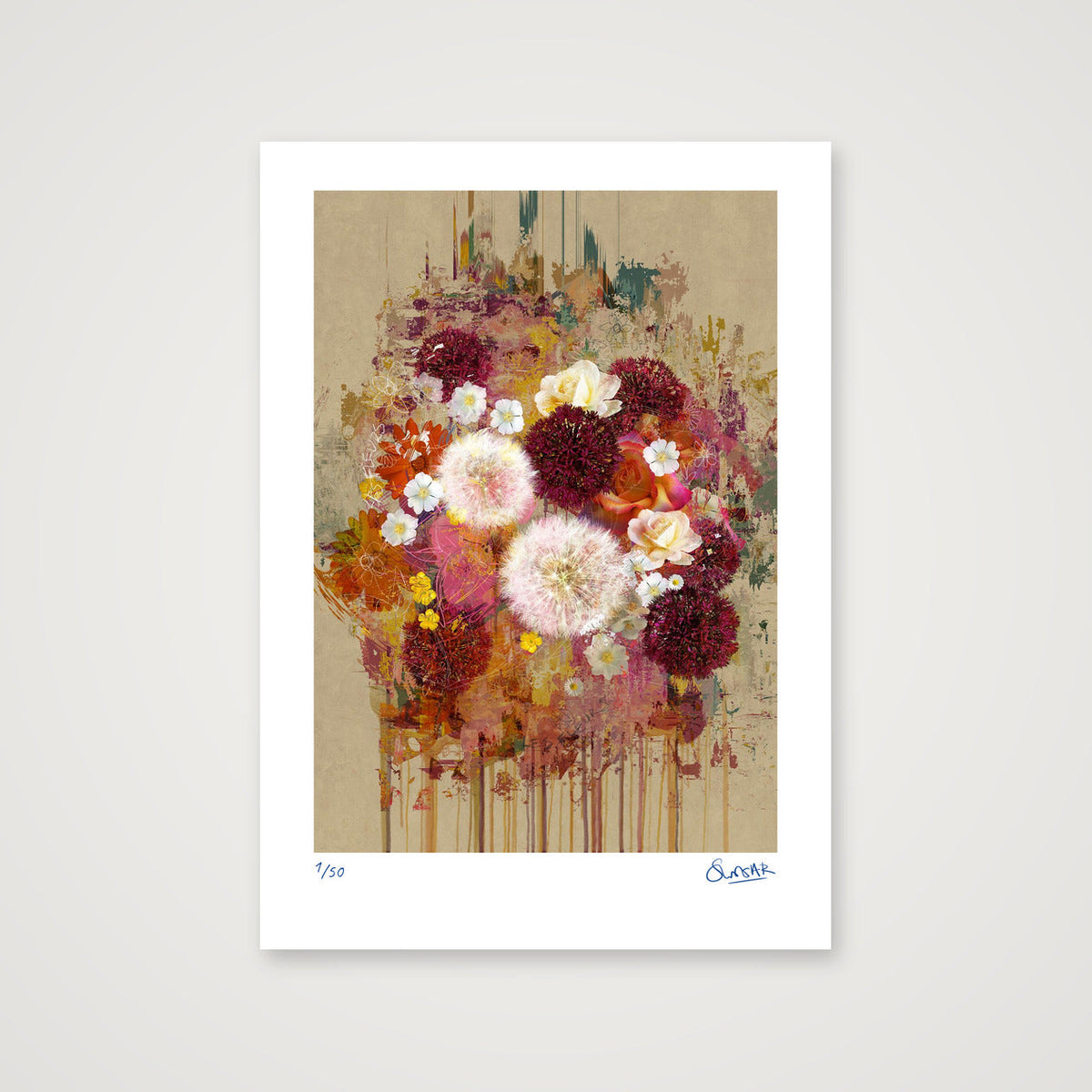 Abstract Arrangement — A3 (30×42cm, 12×17") Print only