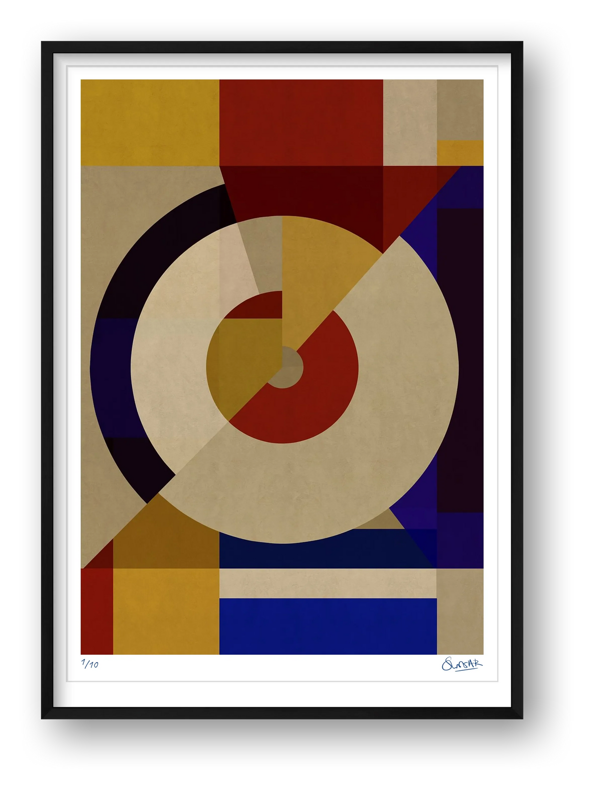 Deco Squares 4FOUR — framed