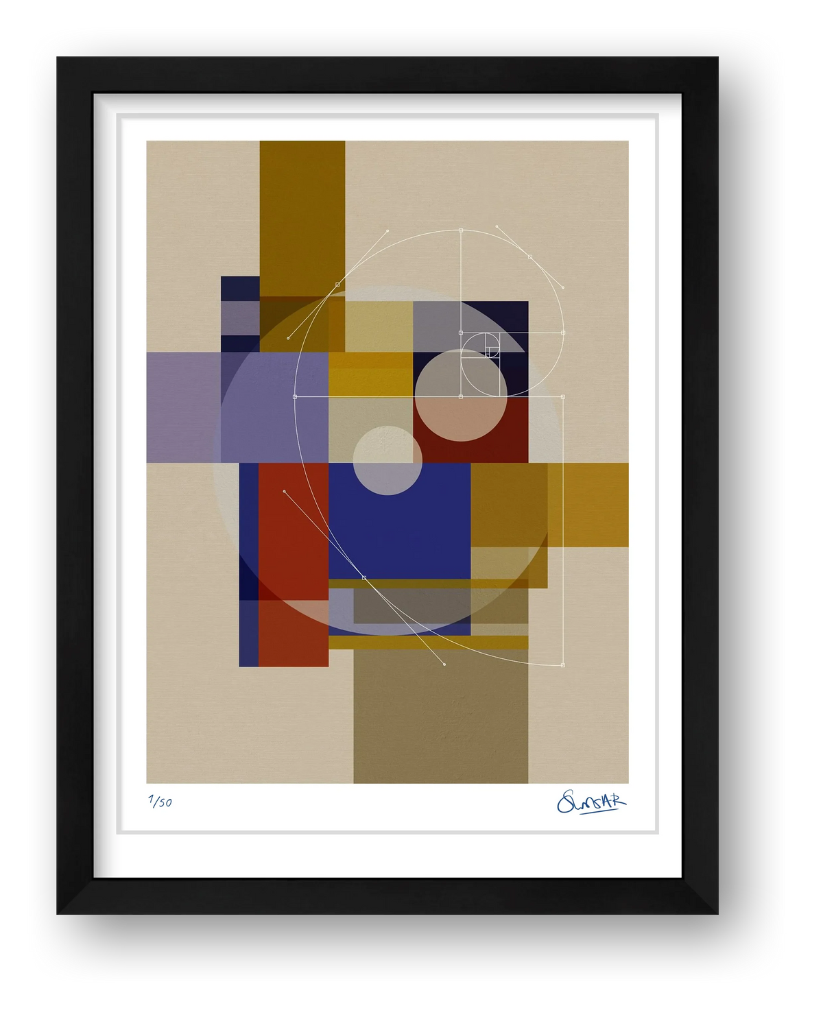 GeoDeco THREE — framed