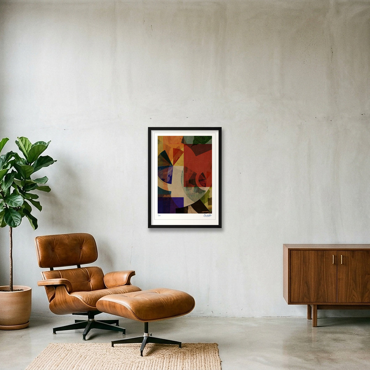 Metro Deco 4FOUR — 42×59cm, 17×23" Black Frame