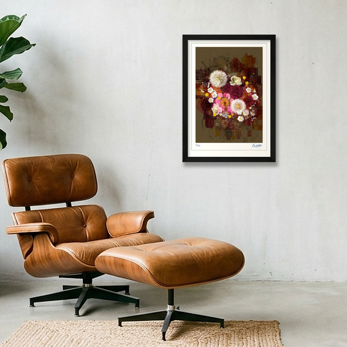 New Arrangement — A3 (30×42cm, 12×17") Black Frame
