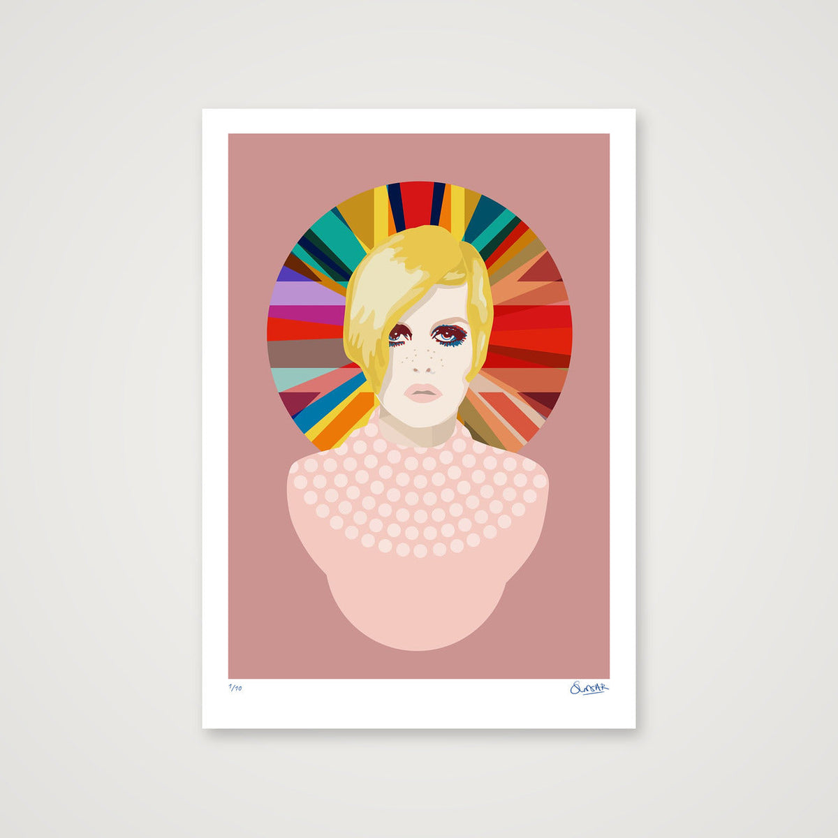 Wonderkid Union Pink — 70×100cm, 28×39" Print only