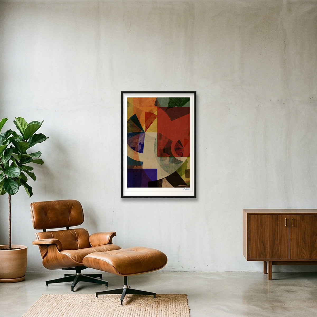Metro Deco 4FOUR — 70×100cm, 28×39" Black Frame