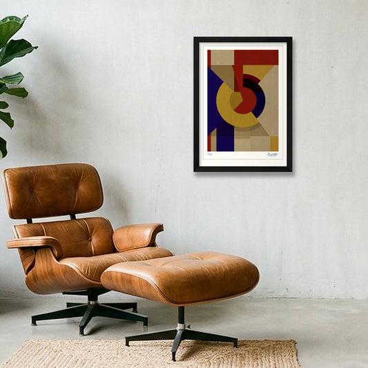 Deco Squares 9NINE — A3 (30×42cm, 12×17") Black Frame