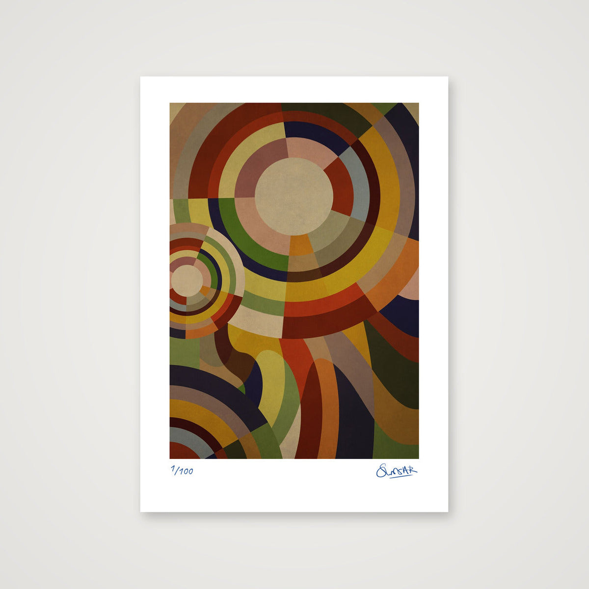 Sonia Circles 7SEVEN — A4 (21×30cm, 8×12") Print only