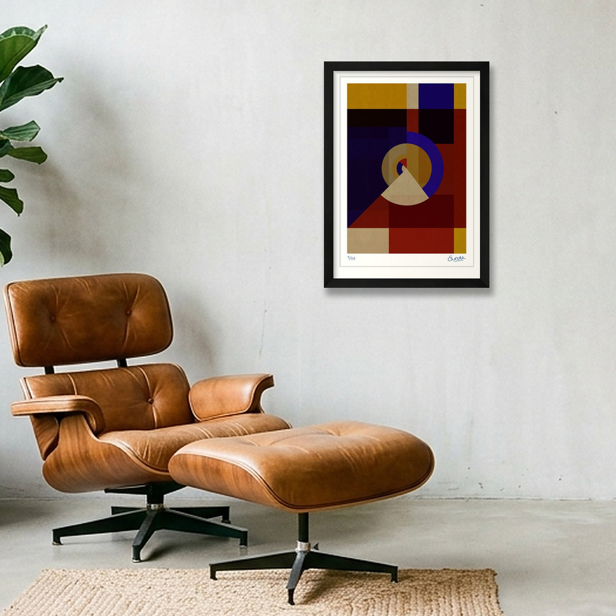 Deco Squares 5FIVE — A3 (30×42cm, 12×17") Black Frame