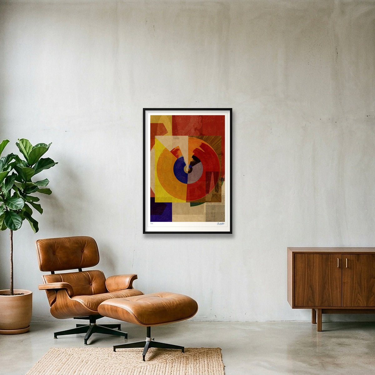 Metro Deco 5FIVE — 70×100cm, 28×39" Black Frame