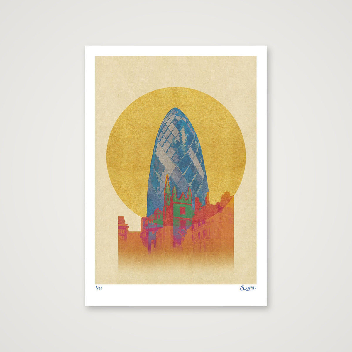 Supreme London GHERKIN — 70×100cm, 28×39" Print only