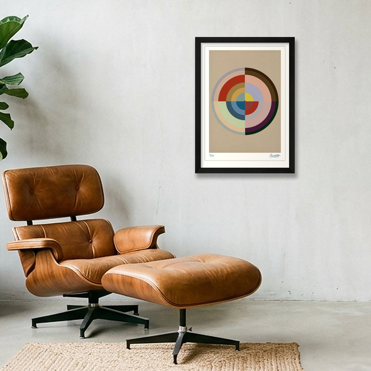 Colour Wheels 10TEN — A3 (30×42cm, 12×17") Black Frame