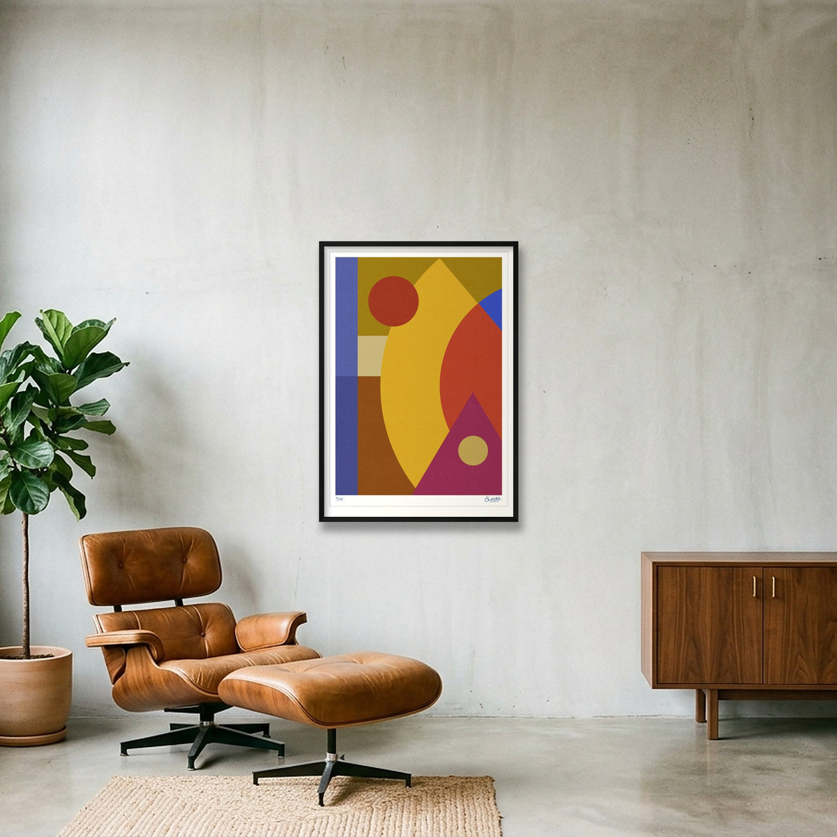 Bee's Knees 1ONE — 70×100cm, 28×39" Black Frame