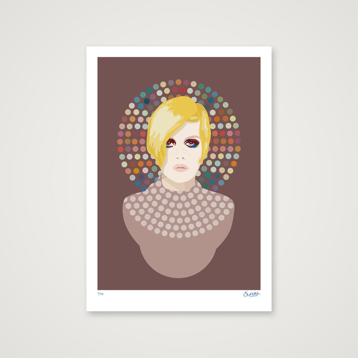 Wonderkid Dotty Union Pink — 70×100cm, 28×39" Print only