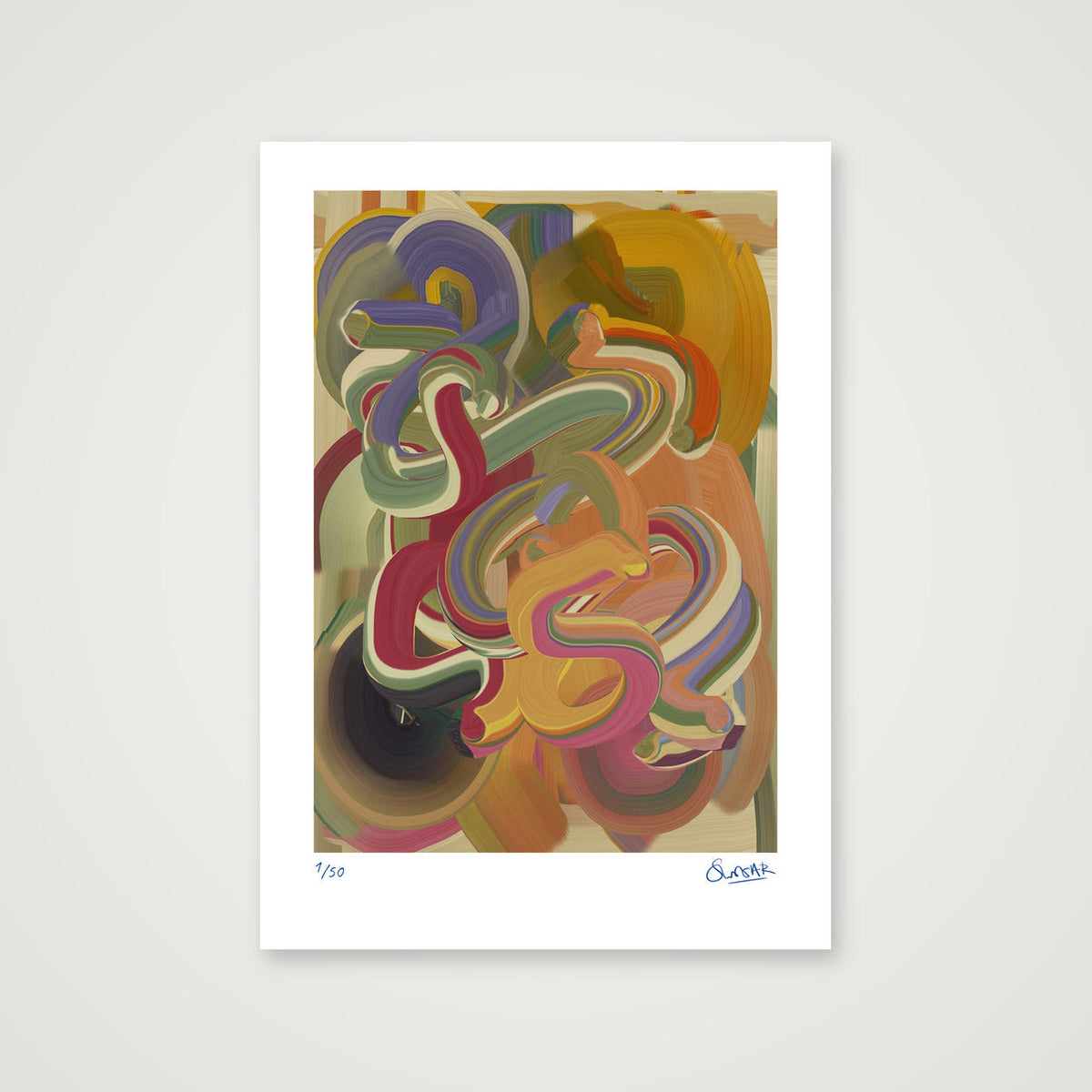 Paint Tubes 11010-0101 — A3 (30×42cm, 12×17") Print only