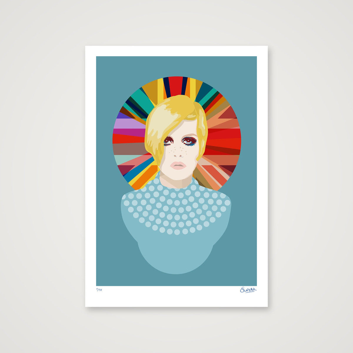 Wonderkid Union Blue — 70×100cm, 28×39" Print only