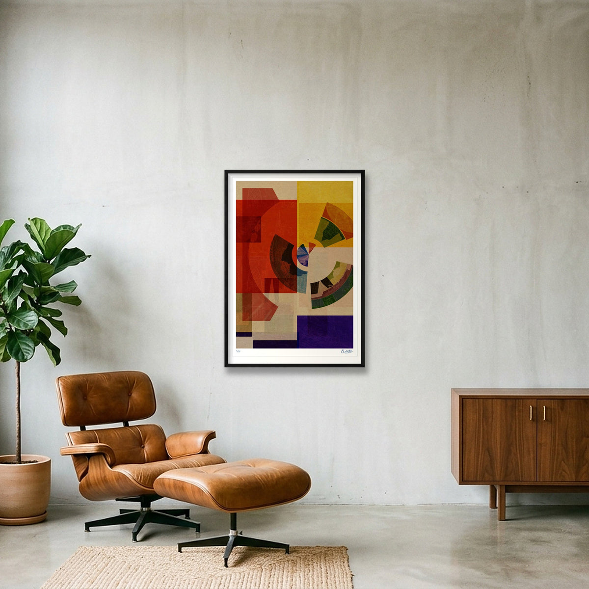 Metro Deco 6SIX — 70×100cm, 28×39" Black Frame