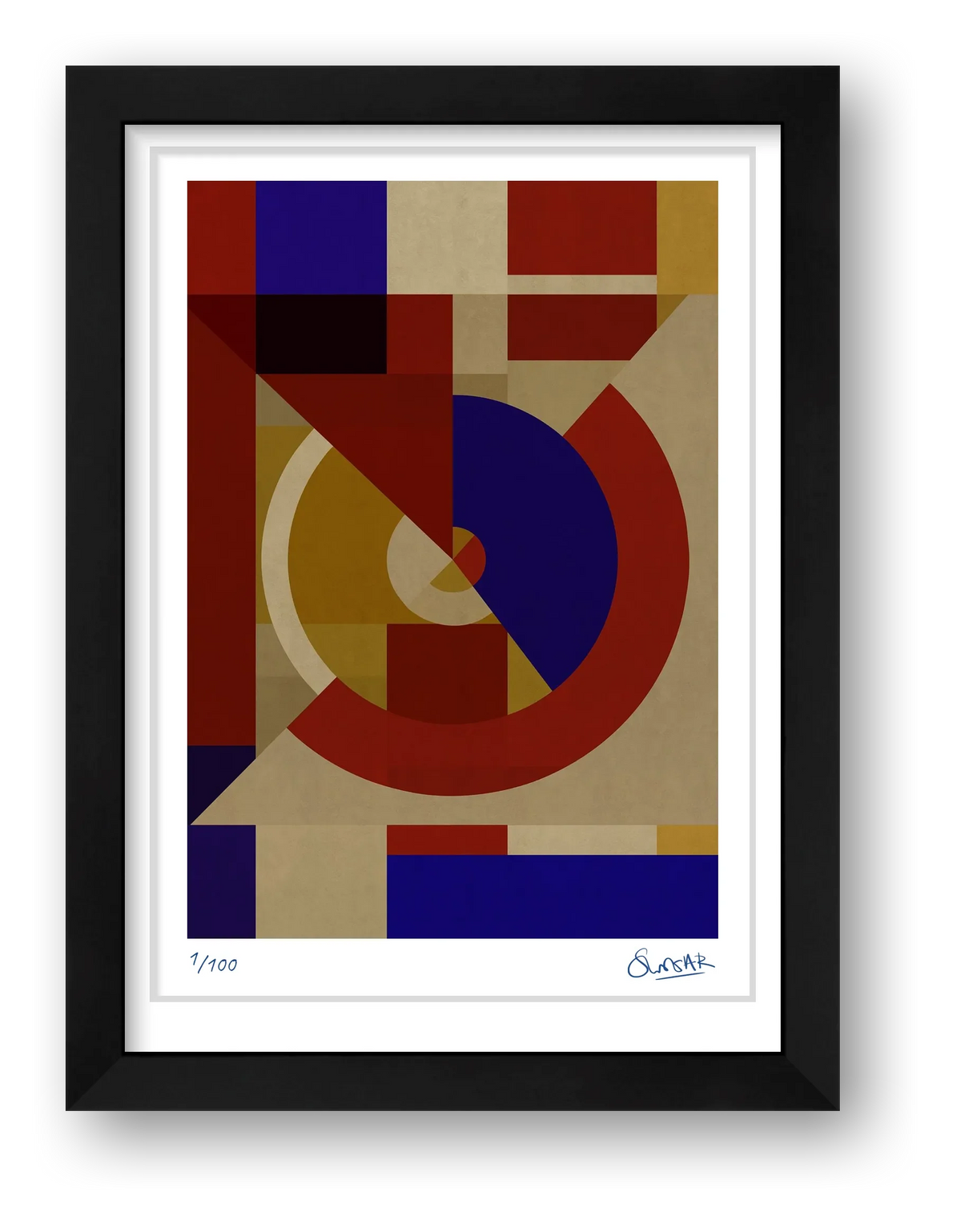 Deco Squares 8EIGHT — framed