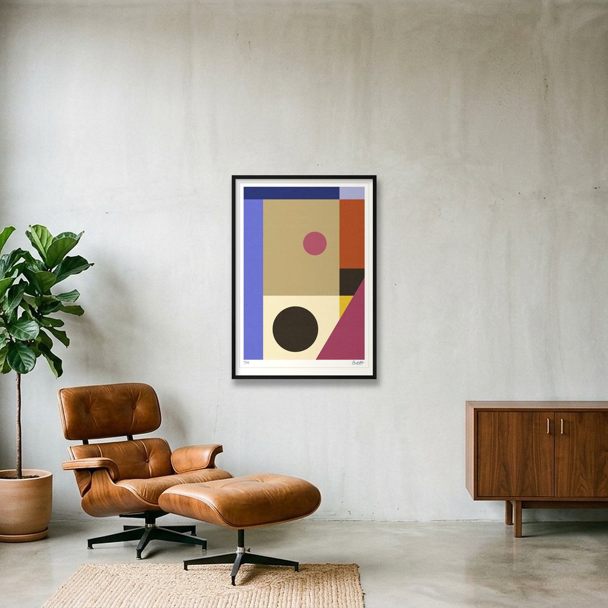 Bee's Knees 5FIVE — 70×100cm, 28×39" Black Frame