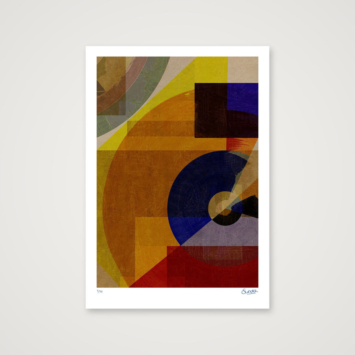 Metro Deco 7 SEVEN — 70×100cm, 28×39" Print only