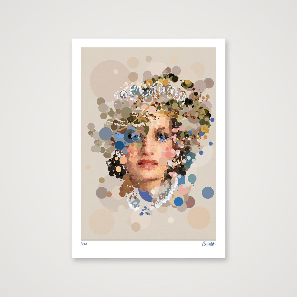 Pop Princess — 70×100cm, 28×39" Print only