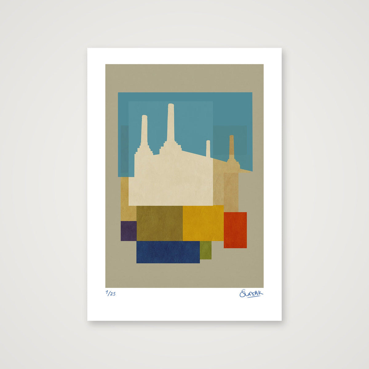 Neo Deco BATTERSEA — 42×59cm, 17×23" Print only