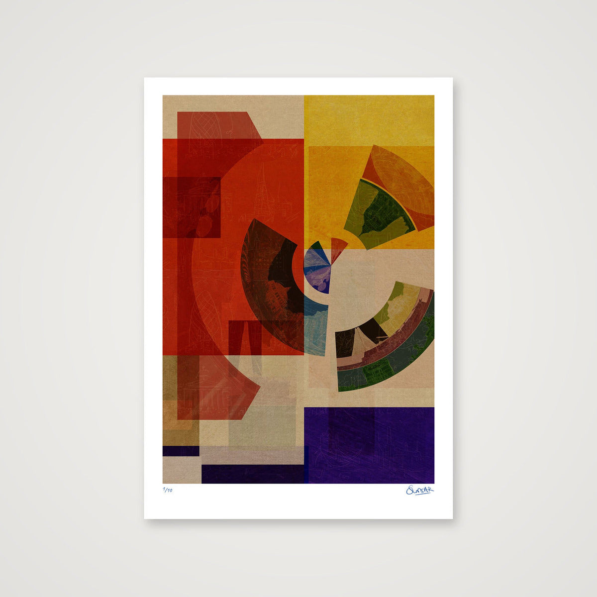 Metro Deco 6SIX — 70×100cm, 28×39" Print only