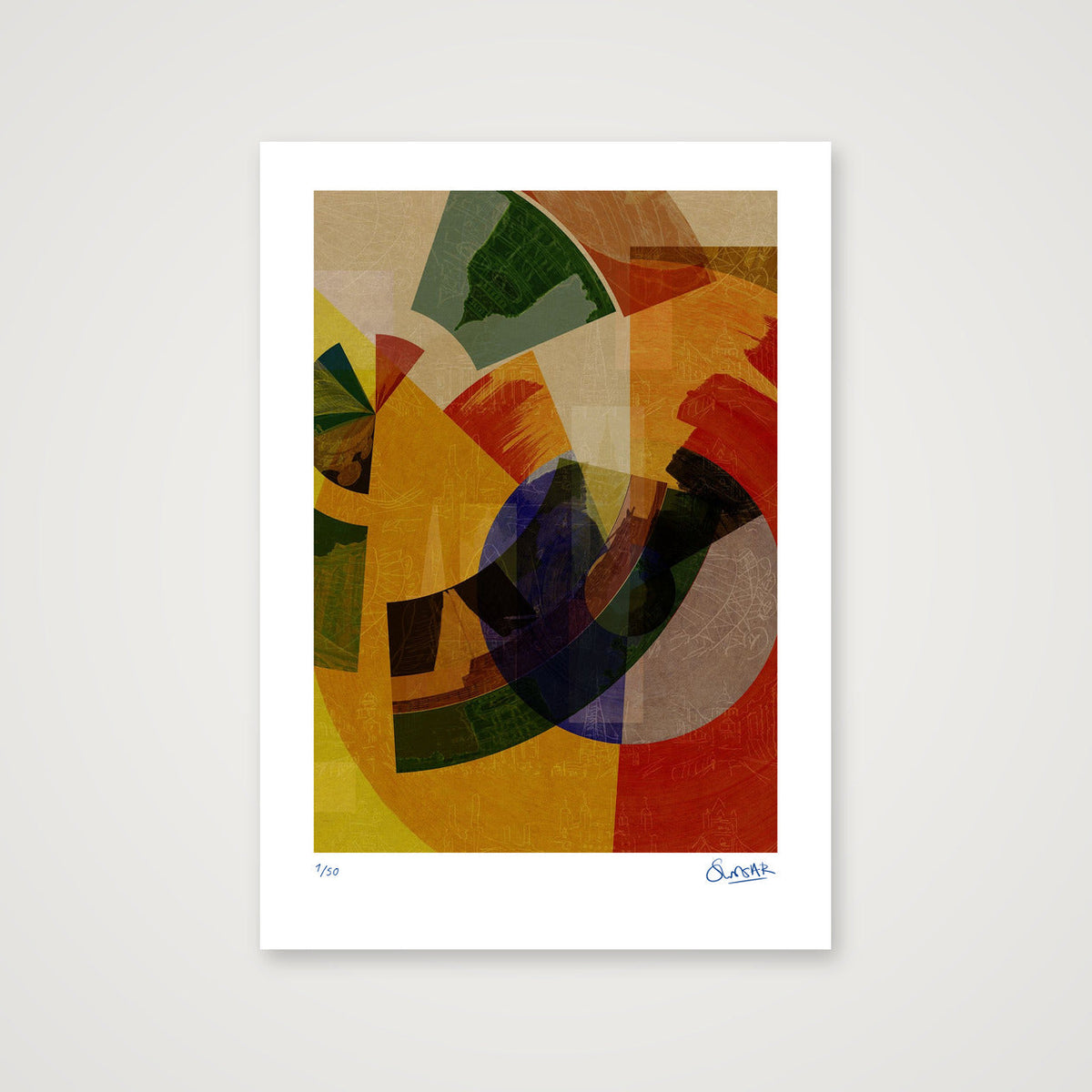 Metro Deco 9NINE — A3 (30×42cm, 12×17") Print only