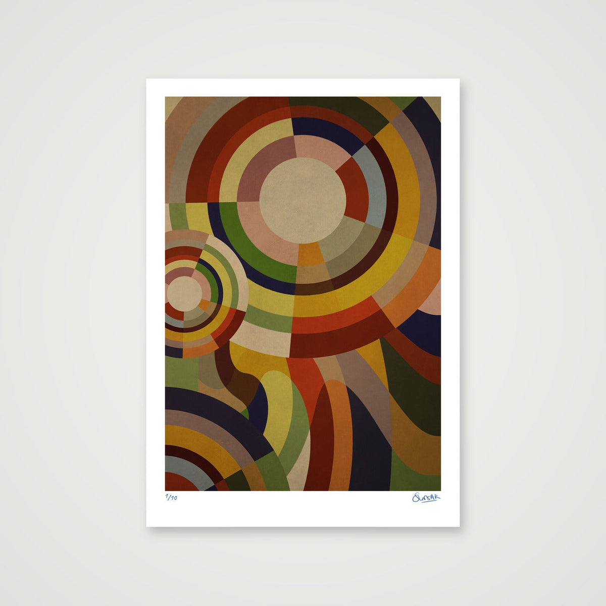 Sonia Circles 7SEVEN — 70×100cm, 28×39" Print only