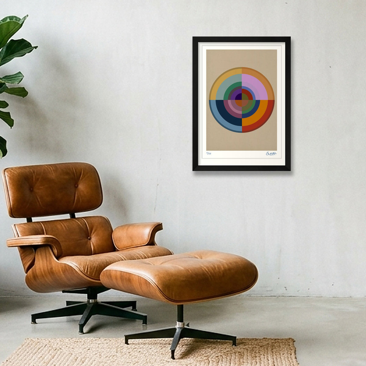 Colour Wheels 3THREE — A3 (30×42cm, 12×17") Black Frame