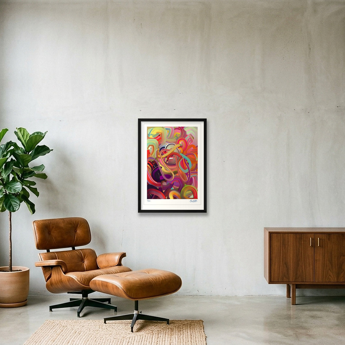 Paint Tubes 11010-0001 — 42×59cm, 17×23" Black Frame