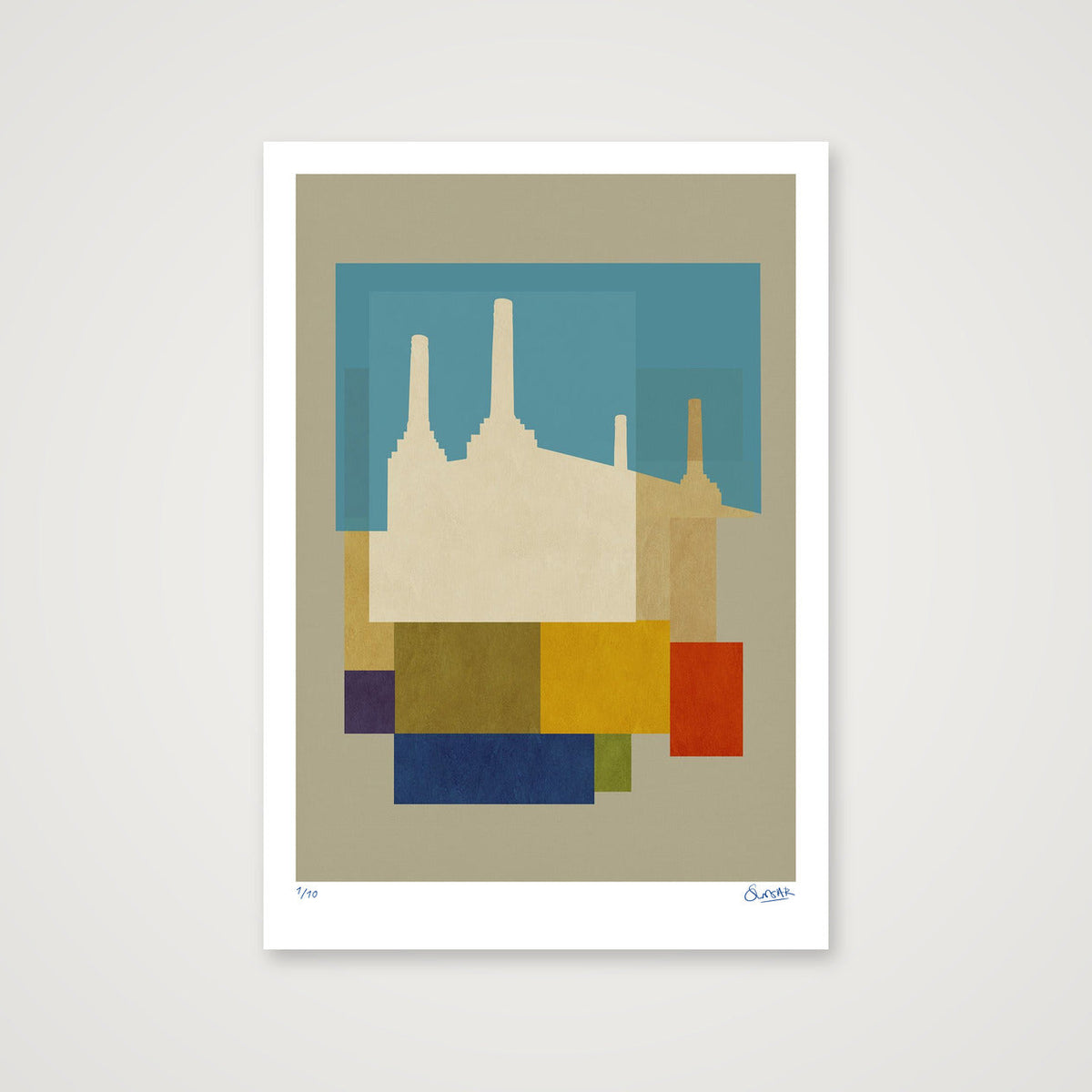 Neo Deco BATTERSEA — 70×100cm, 28×39" Print only