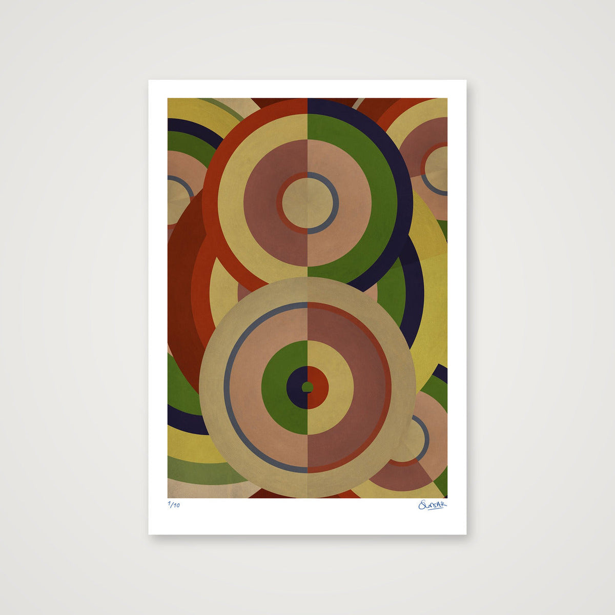 Sonia Circles 6SIX — 70×100cm, 28×39" Print only